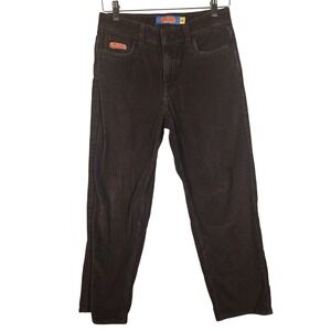Empyre Corduroy Pants Mens 26 Brown Straight Leg Skate‎ Streetwear Gorpcore Y2K